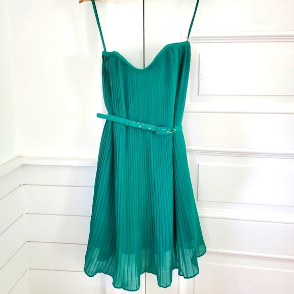 slim fit dress slacks Slim Pleated Maxi Dress main image 0
